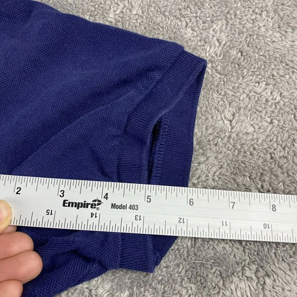 POLO RALPH‎ LAUREN Custom Fit Shirt Mens Large BlueShort Sleeve Knit